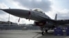 Истребитель F-16 ВВС США был представлен на Парижском авиасалоне в Ле-Бурже, Франция, в понедельник, 19 июня 2023 года