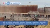 VOA60 America - Migrant Crossings at US-Mexico Border Fall by Half in January