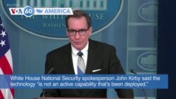 VOA60 America - White House Confirms Russia Pursuing ‘Space-Based’ Anti-Satellite System