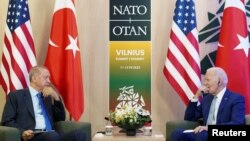 جو بایدن رئیس جمهور ایالات متحده / رجب طیب اردوغان رئیس جمهور ترکیه