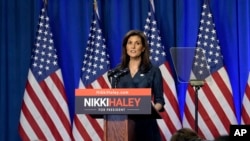 Nikki Haley gjatë një aktiviteti në Greenville, Karolinë e Jugut (20 shkurt 2024)