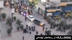  اعتراضات در سالگرد مهسا امینی، ۲۵ شهریور ۱۴۰۲، اکباتان تهران 