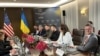 Зустріч американської та української делегацій у Швейцарії. Фото Мирослави Гонгадзе. 