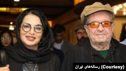 داریوش مهرجویی و وحیده محمدی‌فر