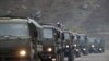 Грузовики российских миротворцев в Нагорном Карабахе (архивное фото) 