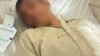 عکس دانش‌آموز مصدوم که خبرگزاری ایلنا منتشر کرده است.