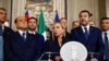 ITALY-POLITICS/ / Giorgia Meloni, Silvio Berlusconi, and Matteo Salvini