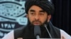 FILE - Taliban spokesman Zabihullah Mujahid speaks during a press conference in Kabul, Nov. 5, 2022.