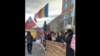 Burmese protested in front of Thai Embassy in DC