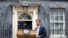 Britain's new Prime Minister Rishi Sunak arrives to deliver a speech outside Number 10 Downing Street, in London, Oct. 25, 2022. 