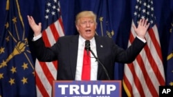 Donald Trump, Le candidat républicain à la Maison Blanche.