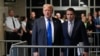 Фото від 30 травня 2024 року: колишній президент США Дональд Трамп після винесення вироку в суді Мангеттена 