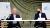 Presidenti Biden në një seancë informative për krizën humanitare së bashku me presidentin polak