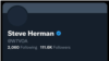 Twitter users on Dec. 15, 2022, were sharing this image of the notice posted on the account of VOA's Steve Herman. 