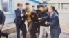 한국 통일부는 지난 2019년 11월 판문점에서 탈북어민 2명을 북한으로 송환하던 당시 촬영한 사진을 12일 공개했다. 사진 = 통일부.