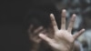 Stop sexual harassment and violence against women, rape and sexual abuse concept, STOP gesture with hand, Stop drugs, human rights violations, human trafficking, Copy space.