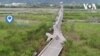 ငလျင်ကြောင့် ထိုင်ဝမ်တံတား အပိုင်းပိုင်းကျိုး