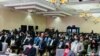 বতসোয়ানার প্রেসিডেন্ট মোকগওয়েটসি মাসিসি এর টুইটারে পোস্ট করা একটি ছবিতে আফ্রিকার সাংবিধানিকতা ও গণতান্ত্রিক একত্রীকরণের শীর্ষ সম্মেলনে অংশগ্রহণকারীদের দেখা যাচ্ছে। ৬ জুলাই, ২০২২। 