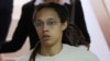 U.S. basketball player Brittney Griner attends a court hearing in Khimki