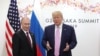 Президент США Дональд Трамп и президент РФ Владимир Путин в Осаке. 28 июня 2019 г.
