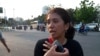 Suciwati, istri aktivis Munir Said Thalib, mendesak pemerintah menuntaskan kasus pembunuhan suaminya. (VOA/Andylala Waluyo) 