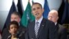 Visite du President Obama aux familles des victimes de la fusillade de San Bernadino