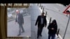 Gambar yang diambil dari rekaman video dua CCTV yang berbeda dan didapat oleh sumber-sumber keamanan Turki mengklaim gambar wartawan Saudi Jamal Khashoggi saat tiba di Konsulat Arab Saudi dan pria lainnya yang diduga mengenakan pakaian Khashoggi saat berjalan di Istanbul, Turki, 2 Oktober 2018.