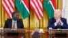 美国总统拜登与肯尼亚总统威廉·鲁托（William Ruto)和商界领导人在白宫举行会谈。（2024年5月22日）
