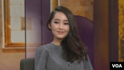 탈북 대학생 박연미 씨가 지난 2014년 4월 호주 SBS 방송에 출연해 북한에 대해 설명하고 있다.