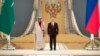 Король Саудовской Аравии Салман бен Абдель Азиз аль-Сауд и президент России Владимир Путин. Кремль, Москва. 5 октября 2017 г.