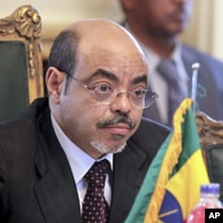 Ethiopia's Prime Minister Meles Zenawi (File)