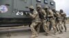 Украинские военнослужащие на совместных учениях НАТО Rapid Trident. 20 сентября 2019 г.