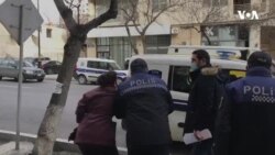 Siyasi məhbus ailələri ABŞ-ın Azərbaycandakı səfirliyi qarşısında etiraz aksiyası keçirib
