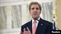 FILE - U.S. Secretary of State John Kerry.
