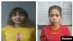  Doan Thi Huong (à gauche), et Siti Aisyah.