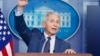 Kepala Penasihat Medis Gedung Putih, Dr. Anthony Fauci berbicara di Gedung Putih, Washington DC (1/12). 