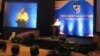 Presiden RI Susilo Bambang Yudhoyono dalam acara "Presidential Lecture: Indonesia Democracy Outlook" di Jakarta, 15 January 2013 (Photo: VOA/ Andylala)