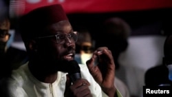 FILE PHOTO: Kiongozi wa upinzani wa Senegal Ousman Sonko.