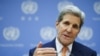 FILE - U.S. Secretary of State John Kerry, shown speaking at the United Nations, Dec. 18, 2015, used the Arabic term “Daesh” close to 20 times when referring to Islamic State extremists in a recent speech. 