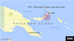 Earthquake - Papua New Guinea