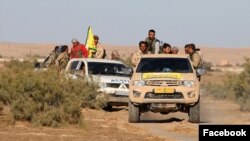 La force des SDF dans le nord de Raqa