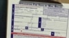 An application for vote by mail ballot 