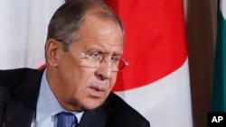 Le ministre Sergueï Lavrov lors d'une réunion sur la Syrie, à New York, le 22 septembre 2016.