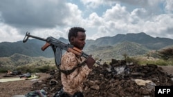 Afisa wa usalama kutoka kikosi maalum cha Afar, Ethiopia