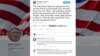 Допис президента Трампа 5 серпня у Twitter, в якому він пише про небезпеку "фальшивих новин" і "ворогів народу".