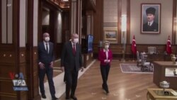 دیدار اردوغان با مقامات اروپایی جنجالی شد