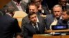 Президент Владимир Зеленский на сессии ГА ООН в Нью-Йорке. 24 сентября 2019 г.