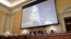 FILE - A video of Steve Bannon speaking is shown as the House select committee investigating the January 6 attack on the U.S. Capitol holds a hearing, on Capitol Hill in Washington, Oct. 13, 2022.