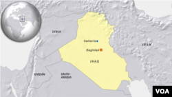 Kota Samarra, tempat terbunuhnya komandan senior pengawal revolusi Iran, Brigjen Hamid Taqavi (29/12).