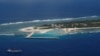 FILE - An aerial view shows Itu Aba, which the Taiwanese call Taiping, in the South China Sea.